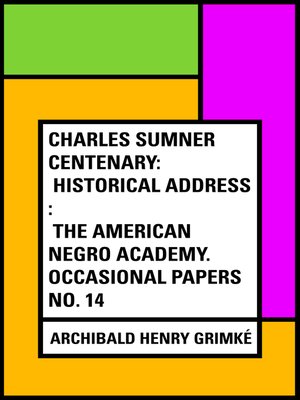 cover image of Charles Sumner Centenary